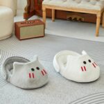 Cama para mascotas semiabierta, amplia y cálida para invierno, que bloquea la luz., White + M - Imagen 2
