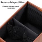 Organizador multifuncional con portavasos y reposabrazos para coche. - Imagen 3