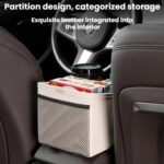 Organizador multifuncional con portavasos y reposabrazos para coche. - Imagen 5
