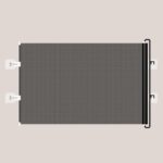Puerta retráctil antisalto para mascotas, barrera antiescape para gatos., 58 x 125cm