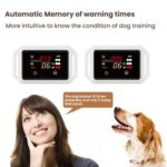 Collar antiladridos inteligente B800 con descarga eléctrica, adiestrador para perros, pantalla a color y sistema anti-activación accidental, resistente al agua IP68 y carga magnética., Electric Shock Black - Imagen 4