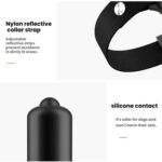 Collar antiladridos inteligente B800 con descarga eléctrica, adiestrador para perros, pantalla a color y sistema anti-activación accidental, resistente al agua IP68 y carga magnética., Electric Shock Gray - Imagen 6