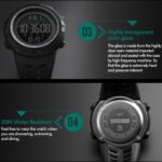 SKMEI 1251 Hombres Moda al aire libre 50m Reloj deportivo impermeable Reloj digital con correa de PU - Imagen 9