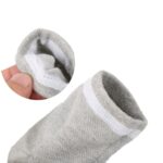 5 pares de calcetines hidratantes con agrietamiento en seco, gel de poliéster y algodón, antideslizante, manga protectora, color aleatorio - Imagen 4