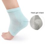 5 pares de calcetines hidratantes con agrietamiento en seco, gel de poliéster y algodón, antideslizante, manga protectora, color aleatorio - Imagen 6