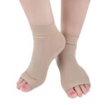 SEBS Calcetines de protección de tobillo antigrietas Manga protectora de vendaje, Double SEBS Short Style - Imagen 6