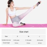 1 par de calcetines antideslizantes para Yoga, calcetines sin dedos para Pilates, Ballet, Yoga, Pilates, zapatos de barra para mujer, 225-230mm de longitud del pie, 225-230mm (Pink) - Imagen 10