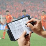 10 PCS Tarjeta roja Tarjeta amarilla Tarjeta de árbitro de fútbol Cuaderno deportivo con lápiz Tarjeta de penalización de registro de árbitro - Imagen 4