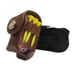 Soporte para pelota de Golf portátil, bolsa de cintura, bolsa de cuero, bolsa para camiseta de Golf, accesorio deportivo, Golf Ball Holder Black, Golf Ball Holder Brown - Imagen 3