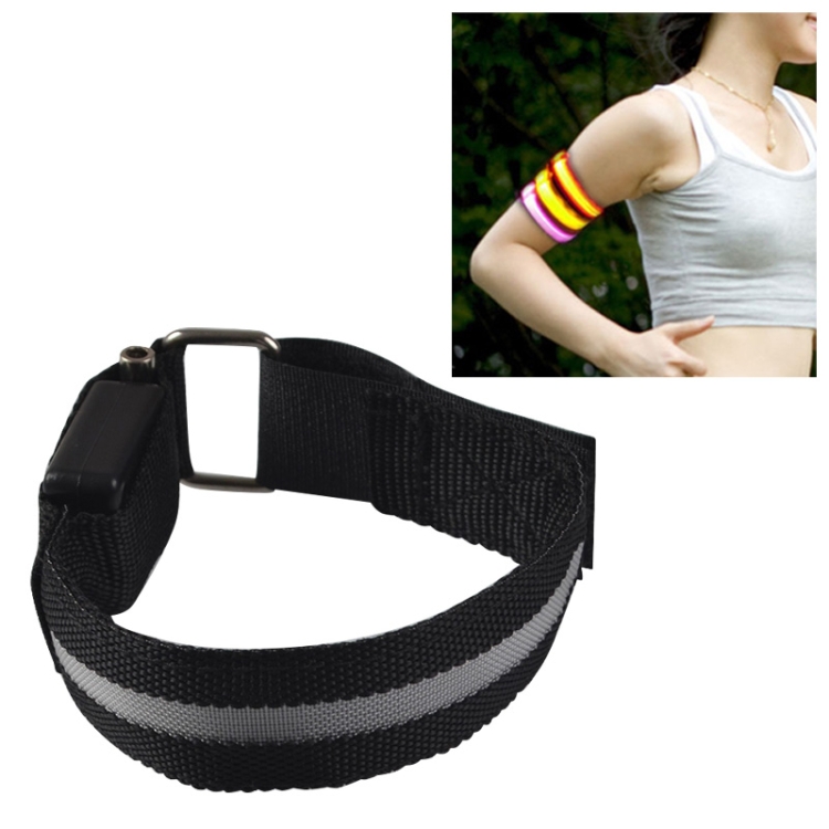 TBD051638811.jpg Pulsera ligera de nylon del brazalete de la luz LED de los deportes nocturnos, Battery Version Colorful - Imagen 1