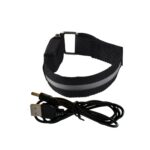 Pulsera ligera de nylon del brazalete de la luz LED de los deportes nocturnos, Battery Version Colorful - Imagen 2