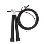 Cuerda de saltar ajustable para saltar con alambre de acero, longitud: 3 m, Steel Wire Jump Rope (Black) - Imagen 2