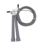 Cuerda de saltar ajustable para saltar con alambre de acero, longitud: 3 m, Steel Wire Jump Rope (Grey) - Imagen 2