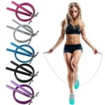 Cuerda de saltar ajustable para saltar con alambre de acero, longitud: 3 m, Steel Wire Jump Rope (Grey) - Imagen 5