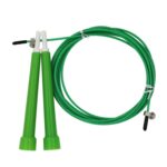Cuerda de saltar ajustable para saltar con alambre de acero, longitud: 3 m, Steel Wire Jump Rope (Green) - Imagen 2