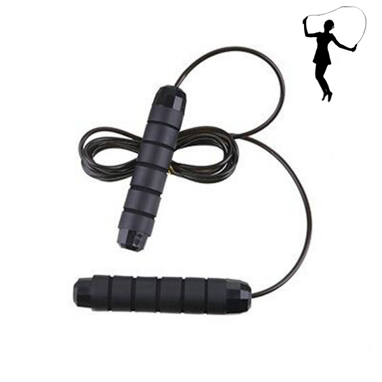 TBD052587101A.jpg Cuerda de alambre de acero con soporte de peso, equipo de gimnasia para saltar, artículos deportivos, longitud de la cuerda: 2,8 m - Imagen 1