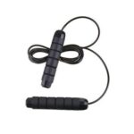 Cuerda de alambre de acero con soporte de peso, equipo de gimnasia para saltar, artículos deportivos, longitud de la cuerda: 2,8 m - Imagen 2