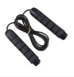 Cuerda de alambre de acero con soporte de peso, equipo de gimnasia para saltar, artículos deportivos, longitud de la cuerda: 2,8 m - Imagen 4