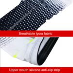 1 par de hombres geniales ciclismo correr bicicleta protección solar UV brazalete cubierta para brazo con protección manga bicicleta deporte calentadores de brazos mangas, L - Imagen 3