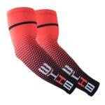 1 par de hombres geniales ciclismo correr bicicleta protección solar UV brazalete cubierta para brazo con protección manga bicicleta deporte calentadores de brazos mangas, XL - Imagen 2
