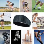 Cinta para el sudor absorbente para ciclismo, Yoga, deporte, banda para el sudor para hombres y mujeres, bandas para el cabello para Yoga, bandas para el sudor para la cabeza, seguridad deportiva - Imagen 6