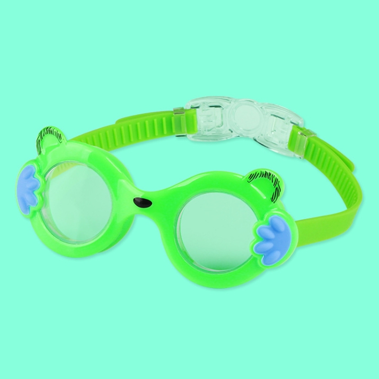 TBD052963401B.jpg JIEHU JH8560 Gafas de natación con forma de gato de dibujos animados impermeables y antivaho para niños, JH8560 (Green) - Imagen 1
