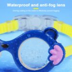 JIEHU JH8560 Gafas de natación con forma de gato de dibujos animados impermeables y antivaho para niños, JH8560 (Red Blue) - Imagen 5