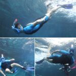 Natación Aletas de buceo libre Aletas de silicona Equipo de buceo, XS(35-36), S(37-38), M(39-40), M / L(41-42), L(43-44), XL(45-46) - Imagen 8