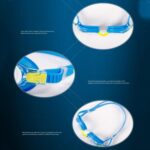 J IE J i AJ2670 gafas de natación de silicona para niños, J2670 (Yellow) - Imagen 4
