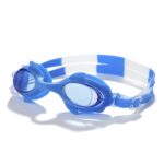 Gafas de natación de silicona 4 en 1 con diseño de cangrejo pequeño, impermeables y antivaho, gorro de natación con estampado impreso, tapones para los oídos con clip para la nariz y bolsa de almacenamiento, juego de equipo de natación para niños... - Imagen 2