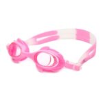Gafas de natación de silicona 4 en 1 con diseño de cangrejo pequeño, impermeables y antivaho, gorro de natación con estampado impreso, tapones para los oídos con clip para la nariz y bolsa de almacenamiento, juego de equipo de natación para niños... - Imagen 2