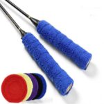 Banda para el sudor de raqueta de tenis de rollo grande de gel de mano de bádminton antideslizante, Yellow