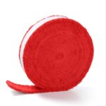 Banda para el sudor de raqueta de tenis de rollo grande de gel de mano de bádminton antideslizante, Yellow - Imagen 3