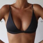 Bikinis sexys de verano para mujer, traje de baño de cintura alta, traje de baño con cuello Halter, Bikini Push Up, sujetador acolchado, Bralette, traje de baño, S