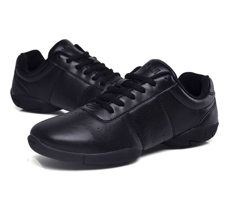 TBD059039609B.jpg Zapatillas deportivas antideslizantes de cuero de microfibra suave, resistentes al desgaste, zapatos de gimnasio para culturismo, 36 - Imagen 1