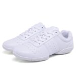 Zapatillas deportivas antideslizantes de cuero de microfibra suave, resistentes al desgaste, zapatos de gimnasio para culturismo, 38