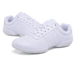 Zapatillas deportivas antideslizantes de cuero de microfibra suave, resistentes al desgaste, zapatos de gimnasio para culturismo, 38 - Imagen 4