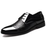 Zapatos casuales de negocios suaves de cuero para hombres de moda, 38 - Imagen 2