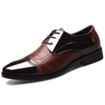 Zapatos casuales de negocios suaves de cuero para hombres de moda, 39