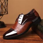 Zapatos casuales de negocios suaves de cuero para hombres de moda, 39 - Imagen 4