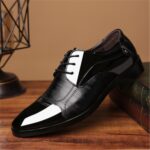 Zapatos casuales de negocios suaves de cuero para hombres de moda, 39 - Imagen 5