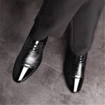 Zapatos casuales de negocios suaves de cuero para hombres de moda, 39 - Imagen 6