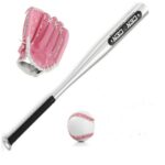Juego de bate de béisbol de aleación de aluminio 3 en 1 + béisbol + bolsa de almacenamiento - Imagen 2