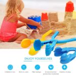 Herramienta de molde de arena, fabricante de bolas de nieve, divertido juguete de playa para deportes al aire libre, Color aleatorio, Sand Mold(Ball) - Imagen 5